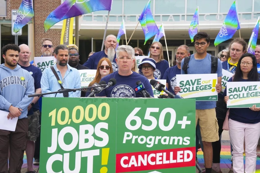 College Strike 2025 Ontario disruption campus services